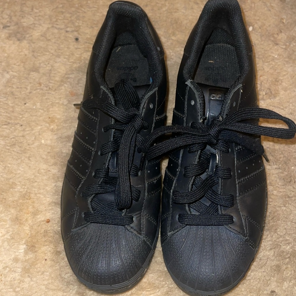 Adidas Black Youth Superstar